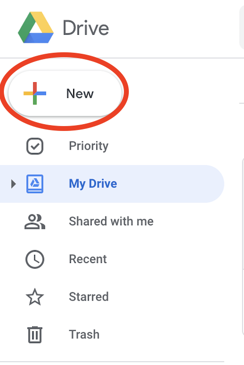 Google Drive - New