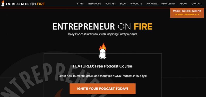 entrepreneur on fire