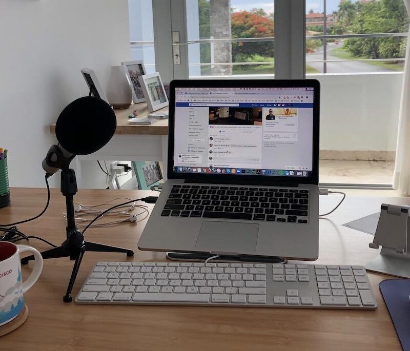 Podcasting Setup Studio