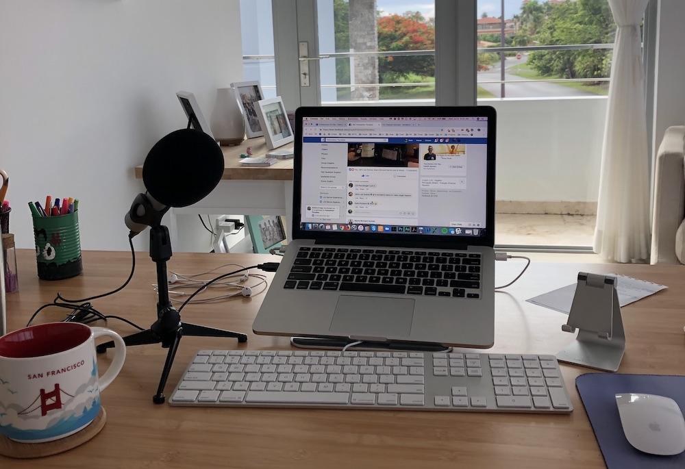 Podcasting Setup Studio