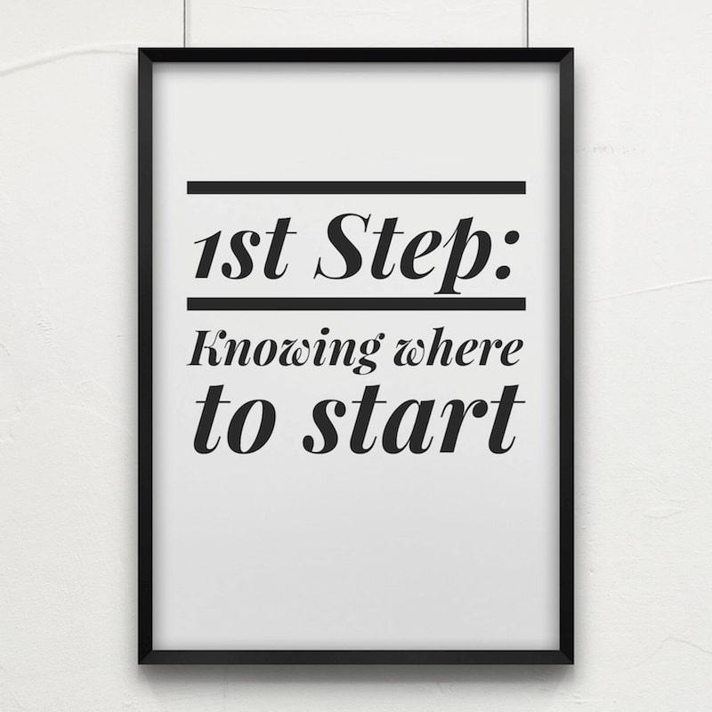 just start