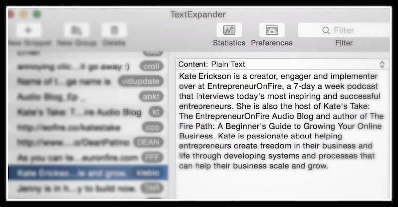 save time with text expander