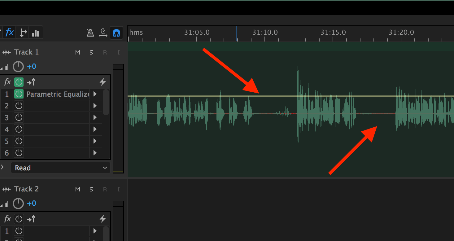 Podcast editing technique