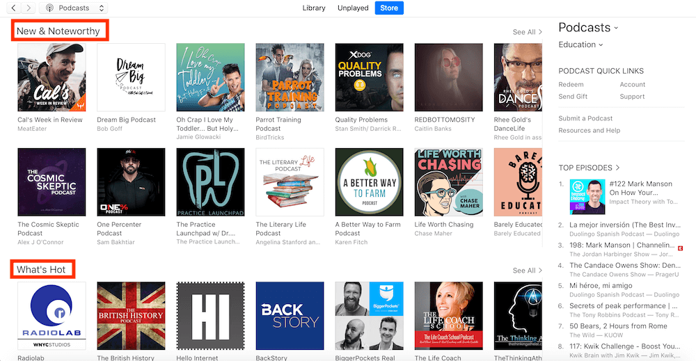 New & Noteworthy