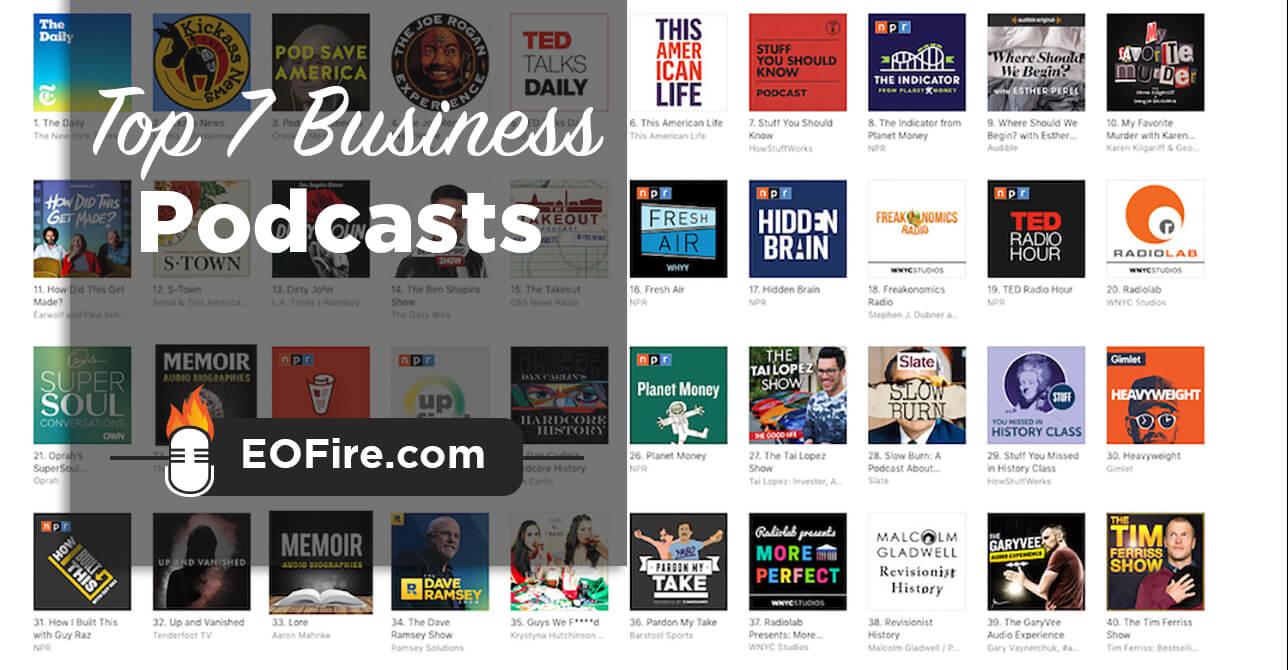 Top 7 Business Podcasts [that everyone can learn from]