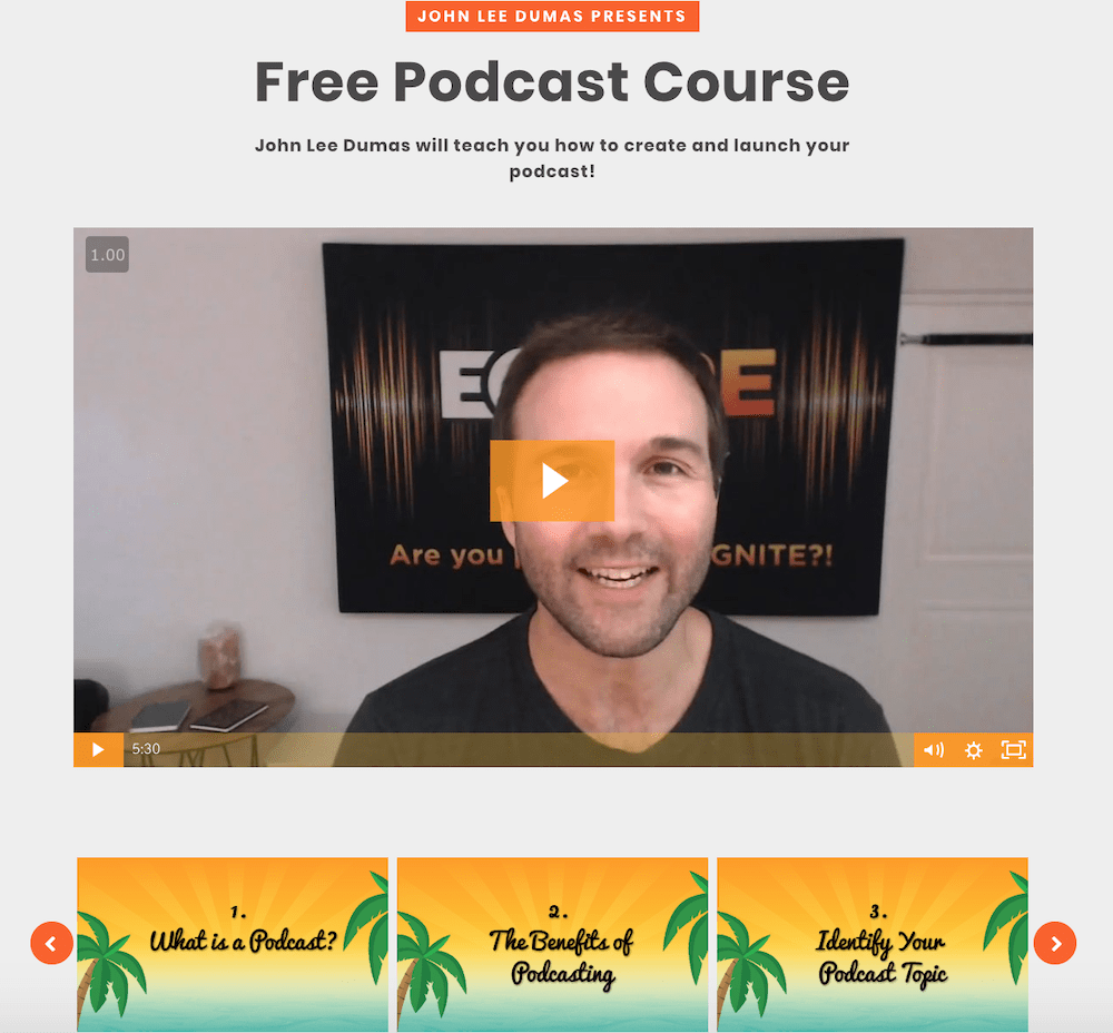 Free Podcast Course