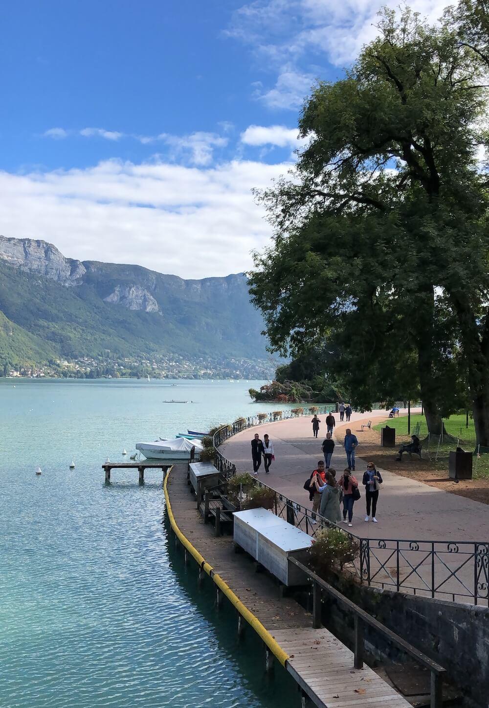 Annecy lake view