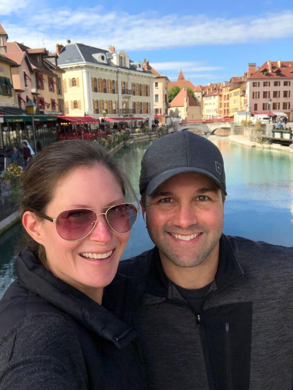 john and kate in Annecy