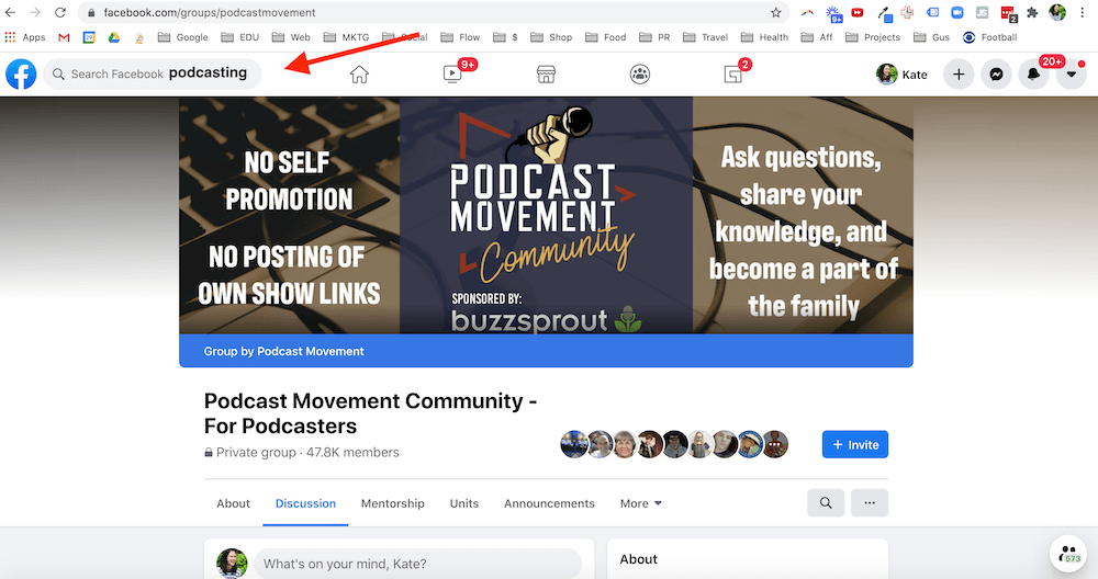 Podcast Facebook Groups