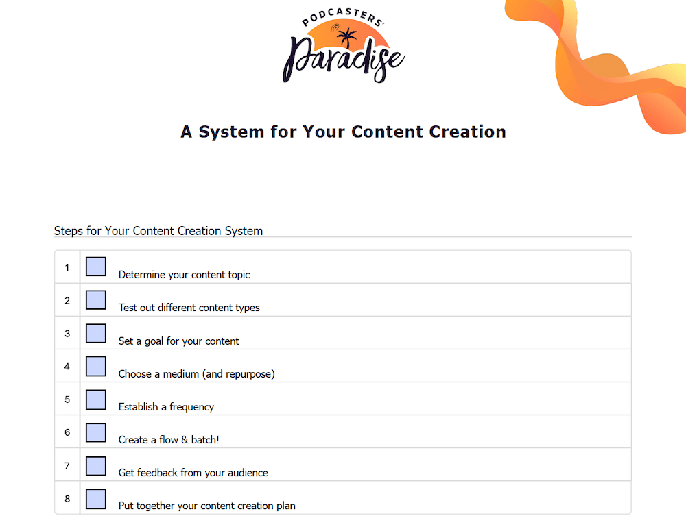 System for content